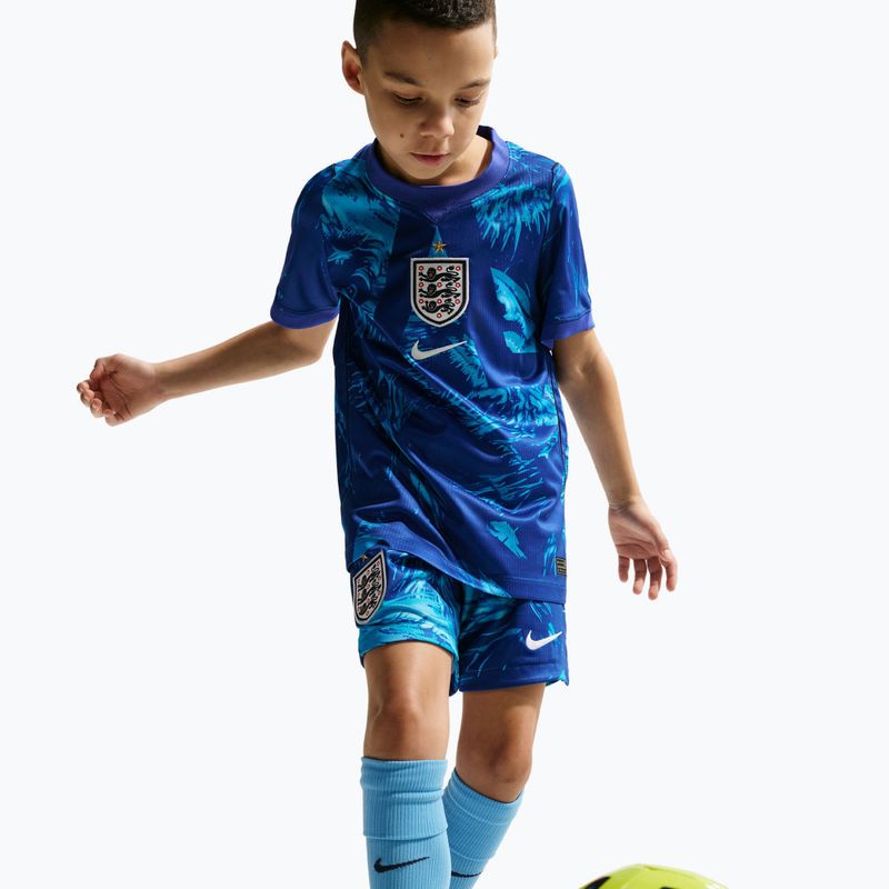 Vaikiški futbolo šortai Nike England 2026/27 Stadium Goalkeeper astronomy blue/black/white 7