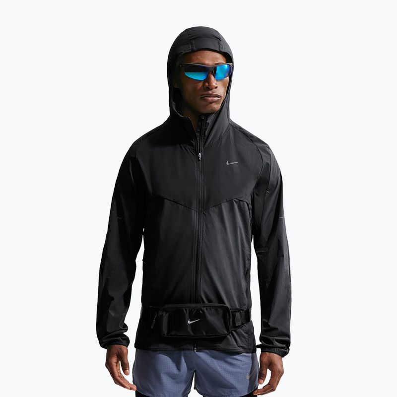 Vyriška bėgimo striukė Nike Stride Dri-Fit black/off noir/black/black