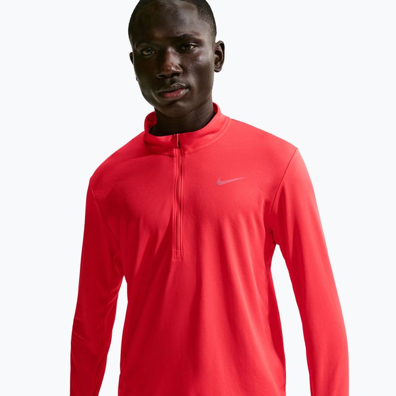Vyriškas bėgimo džemperis Nike Pacer Dri-Fit 1/2 Zip light crimson