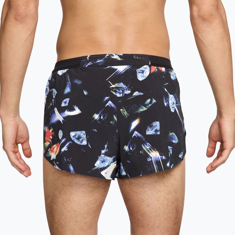 Vyriški bėgimo šortai Nike AeroSwift Dri-Fit ADV Brief Lined 2" black/laser orange 2