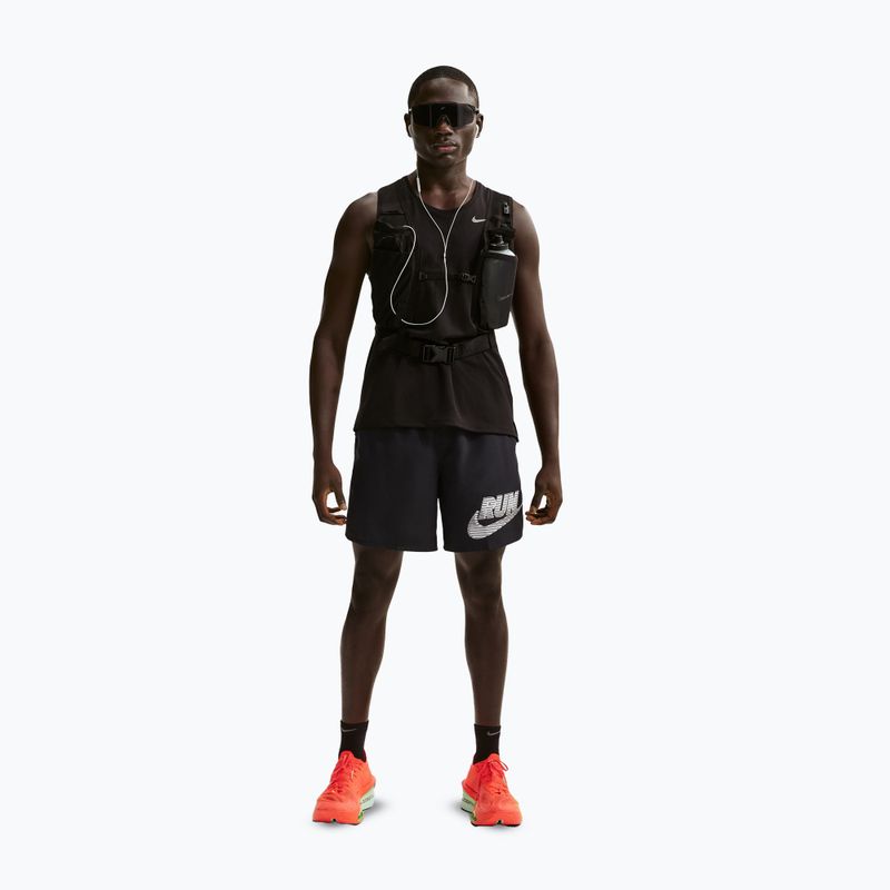 Vyriški šortai Nike Challenger Dri-Fit Brief-Lined 7" black/white 2