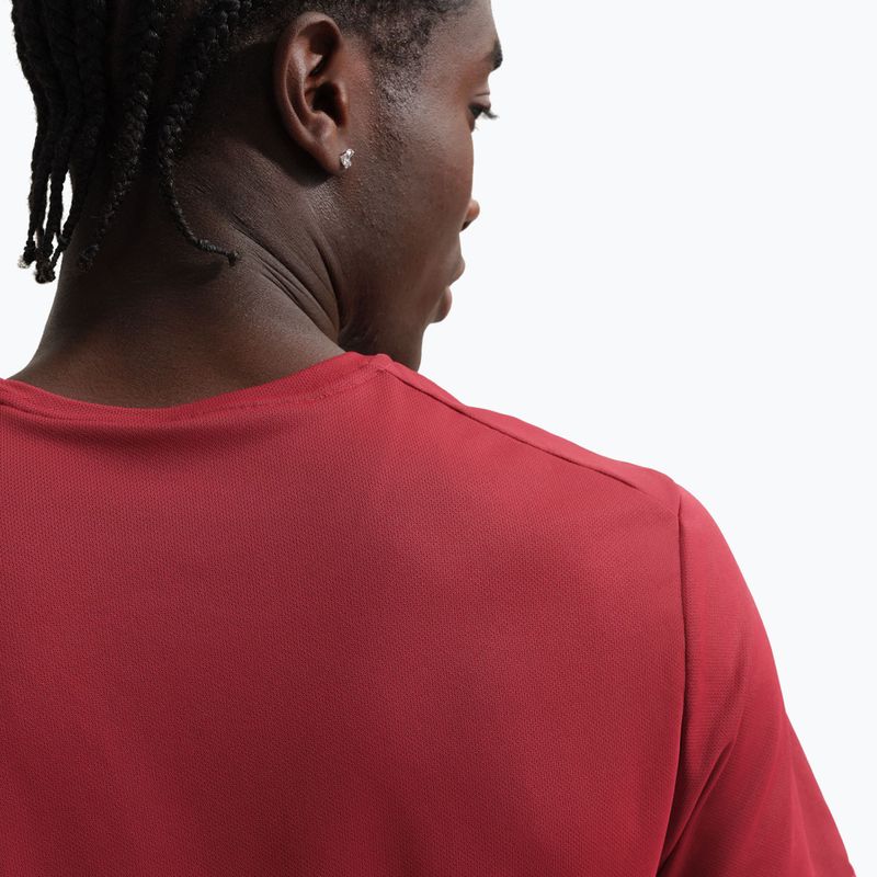 Vyriški bėgimo marškinėliai Nike Miler Dri-Fit UV team crimson/light crimson 5