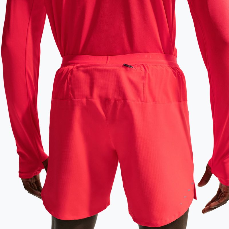 Vyriški šortai Nike Stride Dri-Fit Brief-Lined 7" light crimson 4