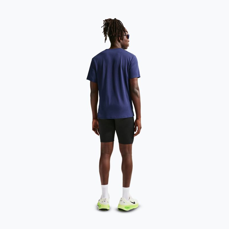Vyriški bėgimo marškinėliai Nike Miler Dri-Fit UV midnight navy 3