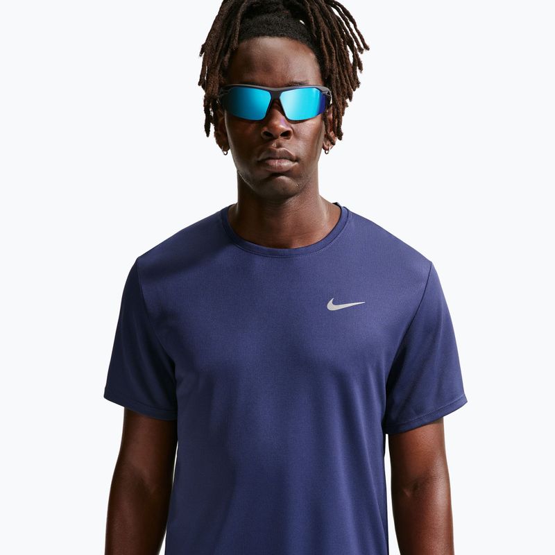 Vyriški bėgimo marškinėliai Nike Miler Dri-Fit UV midnight navy 4