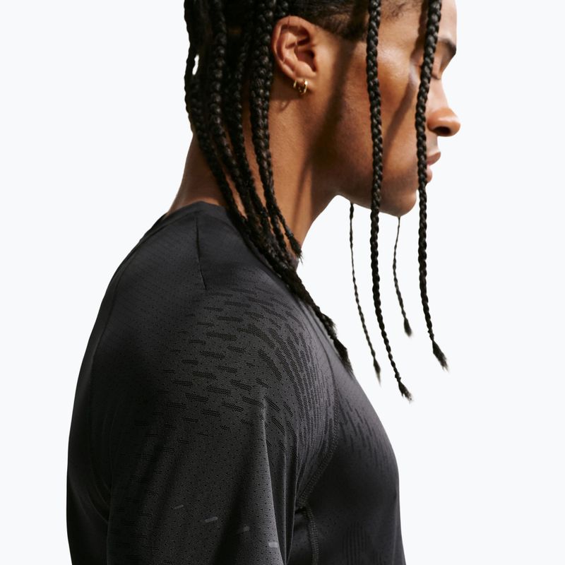 Vyriški bėgimo marškinėliai Nike Stride Dri-Fit ADV off noir/black 6