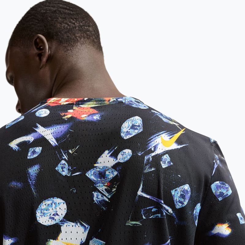 Vyriški bėgimo marškinėliai Nike AeroSwift Dri-Fit ADV black/laser orange 4