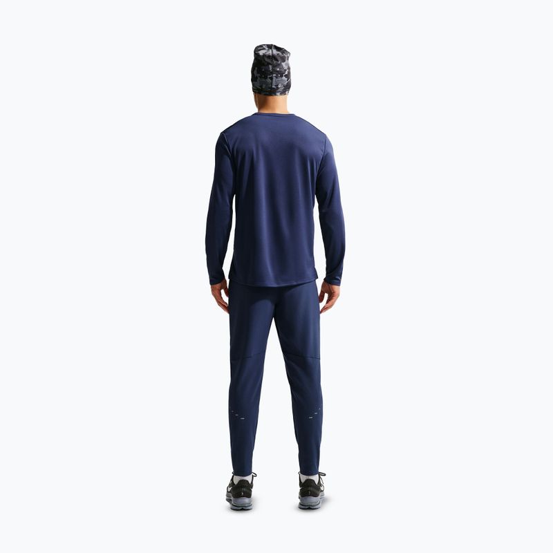 Vyriški bėgimo marškinėliai su ilgomis rankovėmis Nike Miler Dri-Fit UV midnight navy 4