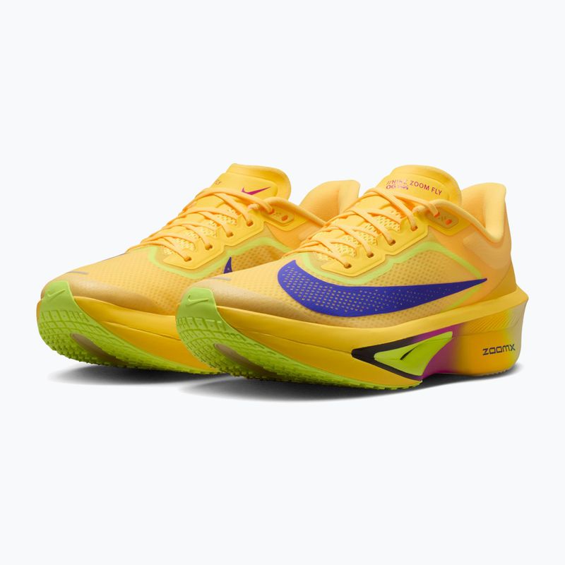Vyriški bėgimo batai Nike Zoom Fly 6 Citron Pulse/Volt Ice/Indigo Burst 3