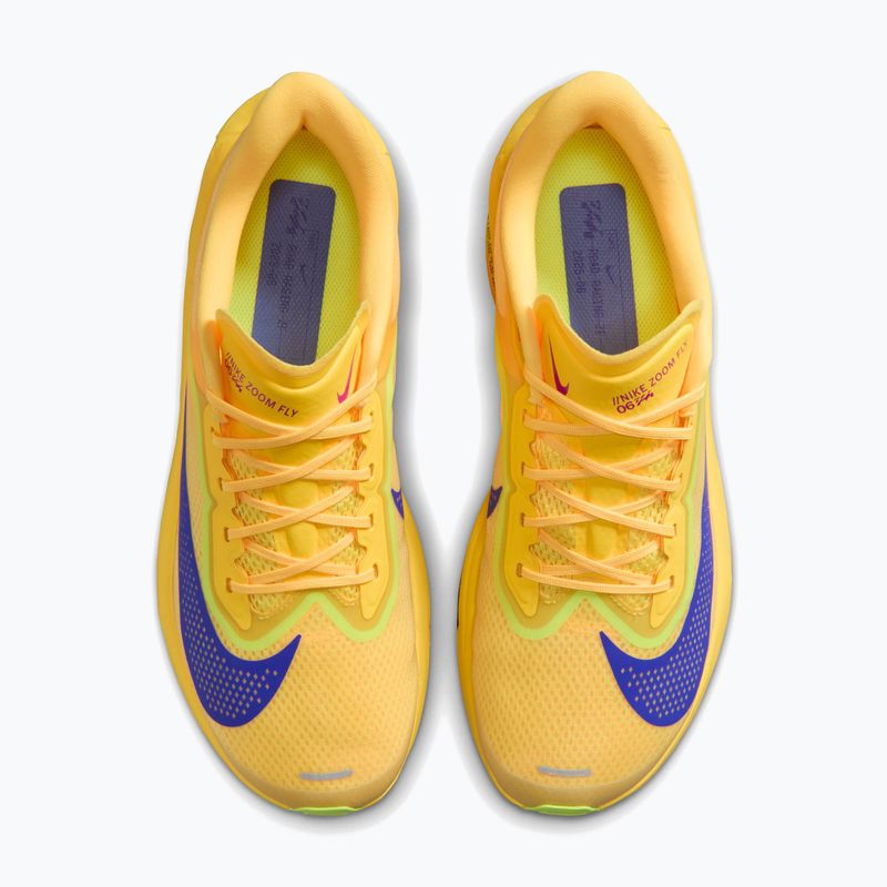 Vyriški bėgimo batai Nike Zoom Fly 6 Citron Pulse/Volt Ice/Indigo Burst 5