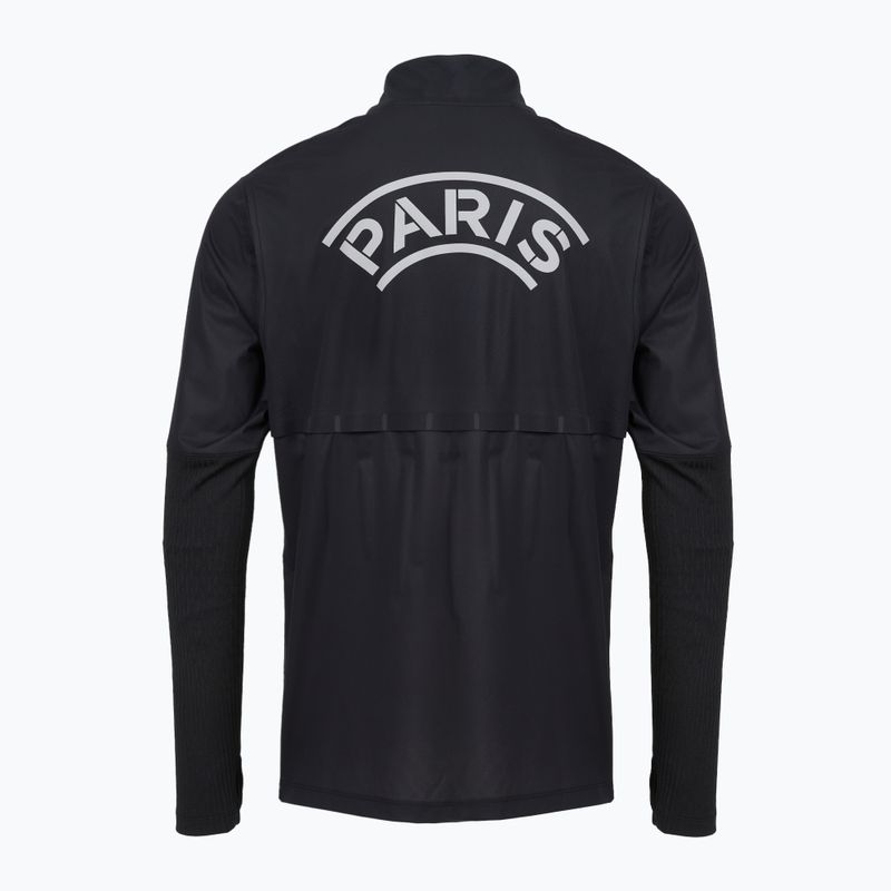 Vyriški futbolo marškinėliai ilgomis rankovėmis Nike Paris Saint-Germain Strike Elite SE Aerogami Shell Top black/black/atmosphere grey 10