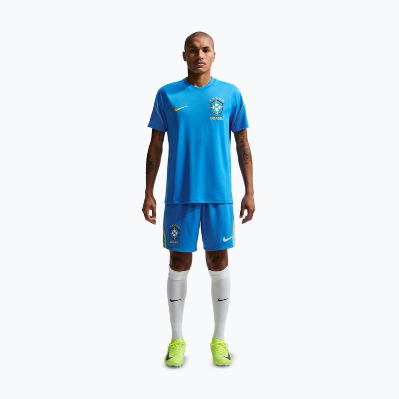 Vyriški futbolo šortai Nike Brazil 2026 Stadium Home lt photo blue/light mint/white 2