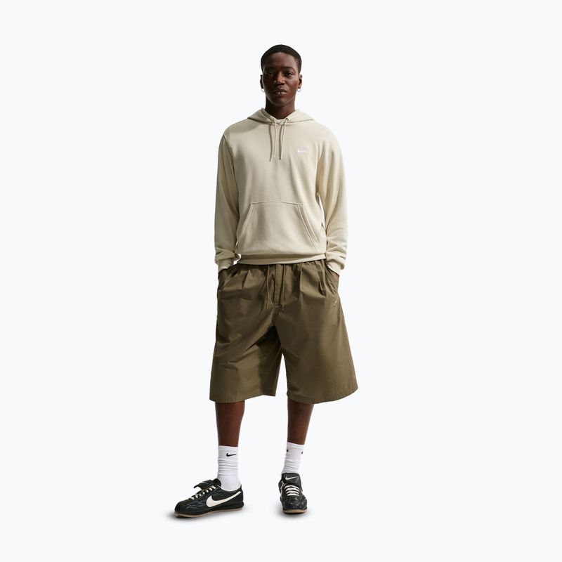 Vyriškas džemperis Nike Club French Terry Pullover Hoodie light khaki/light khaki/white 2