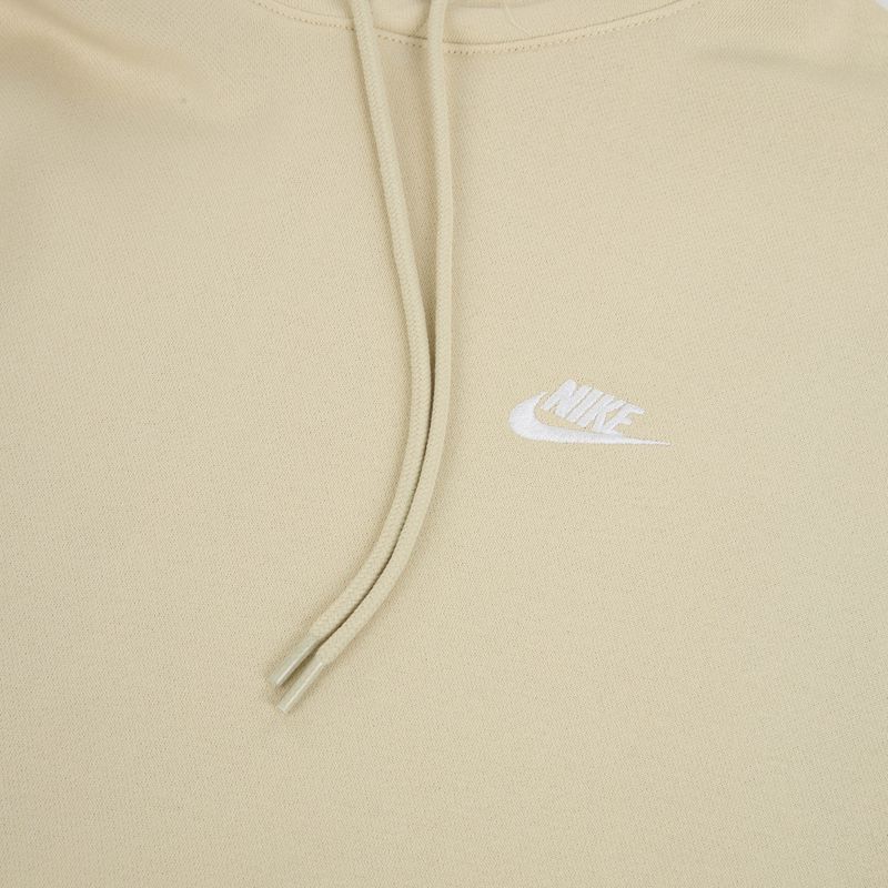 Vyriškas džemperis Nike Club French Terry Pullover Hoodie light khaki/light khaki/white 8