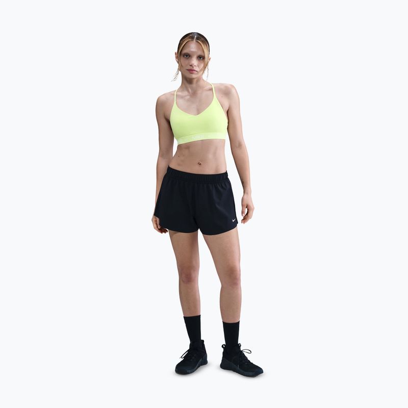 Sportinė liemenėlė Nike Dri-Fit Indy Light Support Light Lemon Twist/White Pearl 3