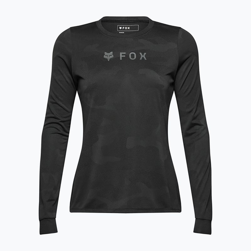Moteriški dviračių marškinėliai ilgomis rankovėmis Fox Racing Ranger Tru Dri W black