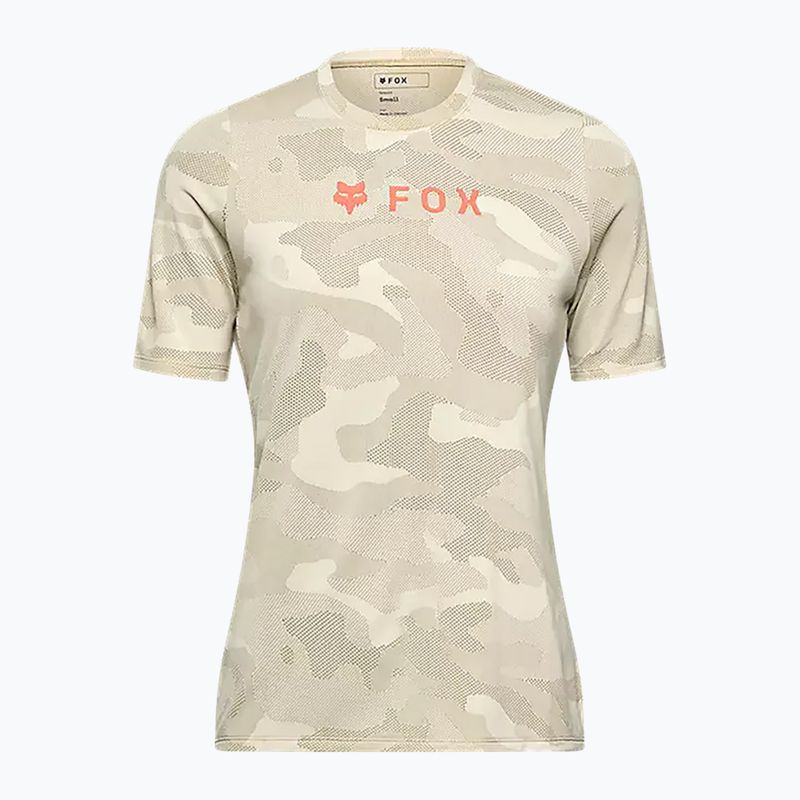 Moteriški dviračių marškinėliai Fox Racing Ranger Tru Dri W kremas