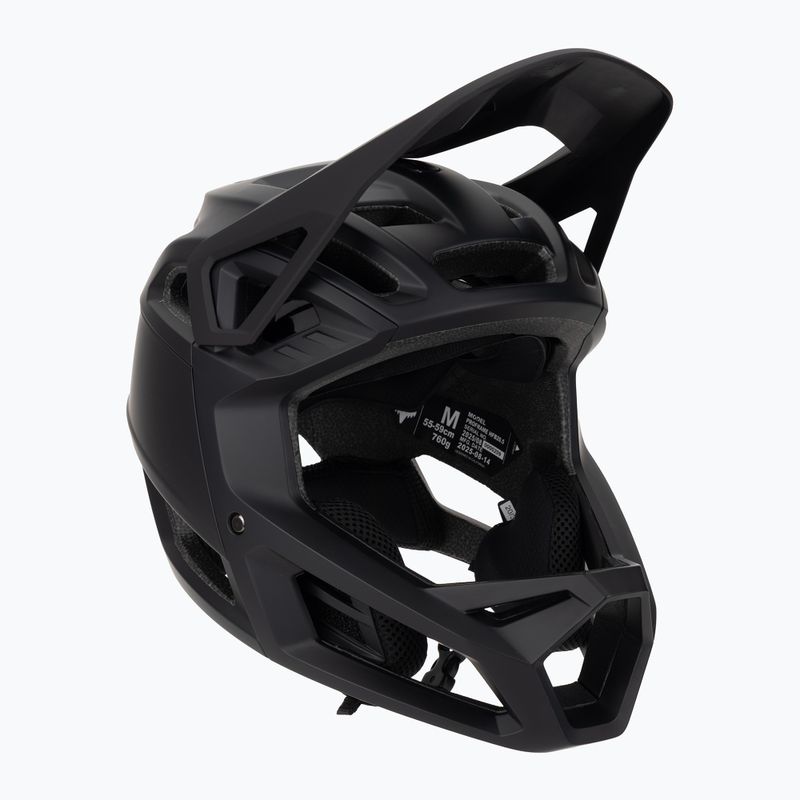 Fox Racing Proframe matinės juodos spalvos dviratininko šalmas 8