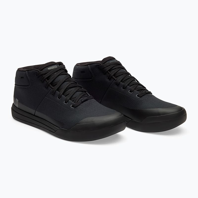 Vyriški platforminiai dviračių batai Fox Racing Union Canvas Mid black 10