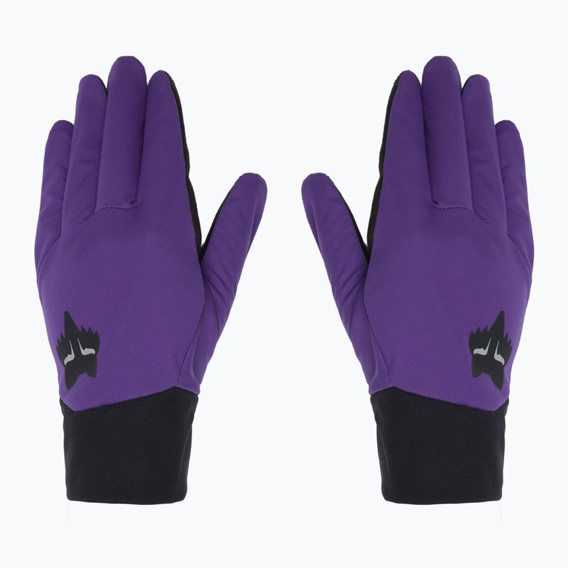 Vyriškos dviračių pirštinės Fox Racing Ranger Lunar SE grape 2