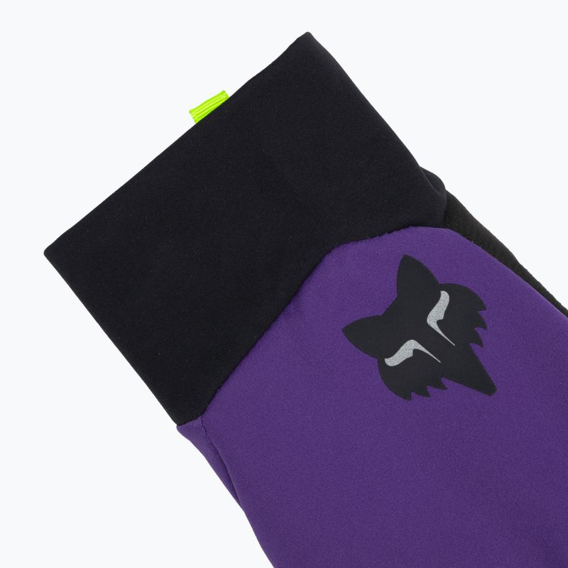 Vyriškos dviračių pirštinės Fox Racing Ranger Lunar SE grape 4
