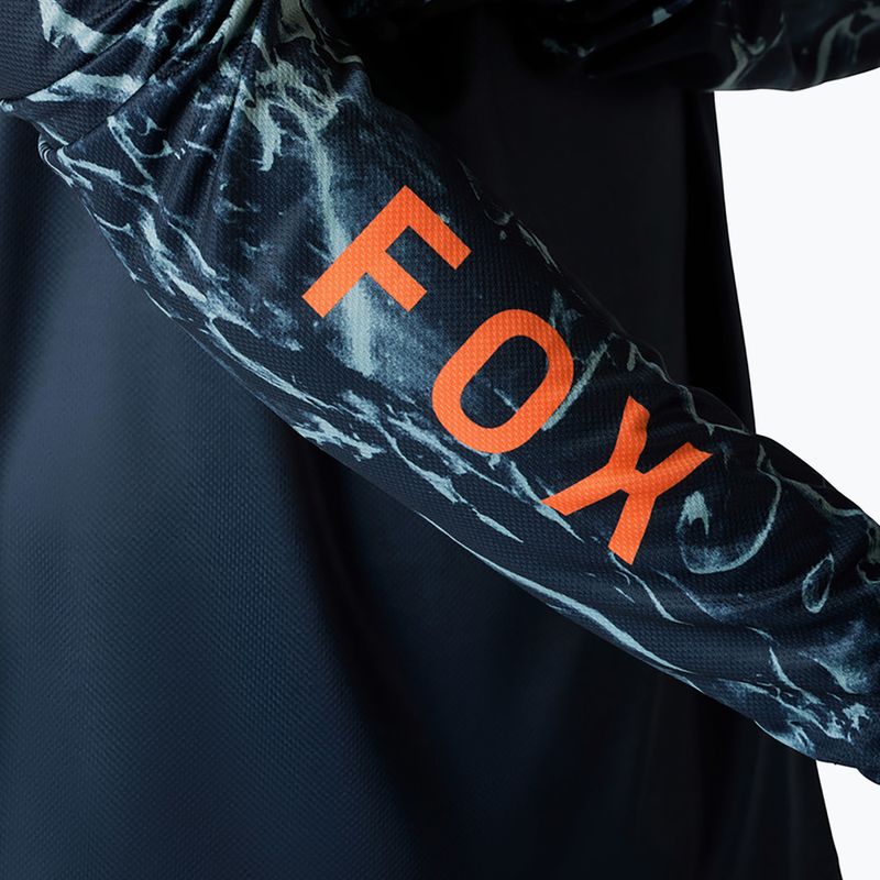 Vyriški dviračių marškinėliai ilgomis rankovėmis Fox Racing Ranger Image Print arctic blue 4