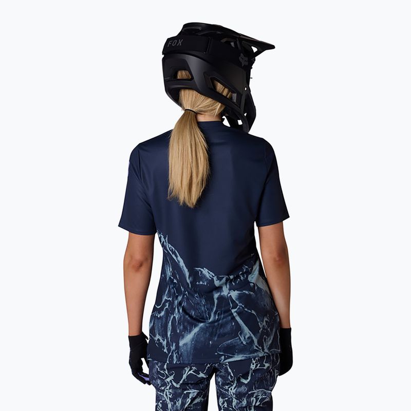 Moteriški dviračių marškinėliai Fox Racing Ranger Image Print arctic blue 2