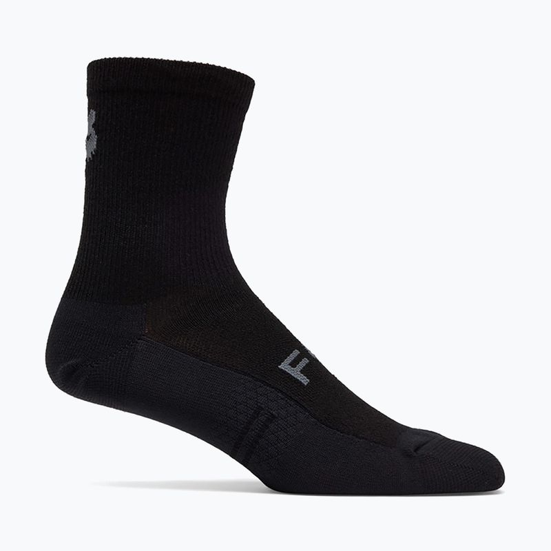 Vyriškos kojinės Fox Racing 6" Flexair Merino Sock Black