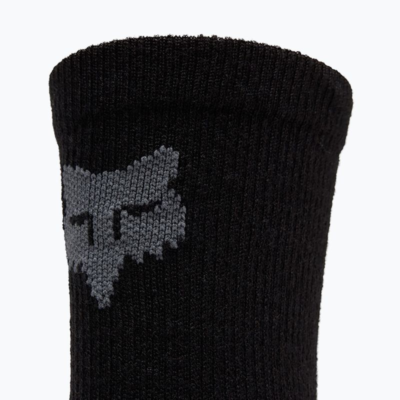 Vyriškos kojinės Fox Racing 6" Flexair Merino Sock Black 4