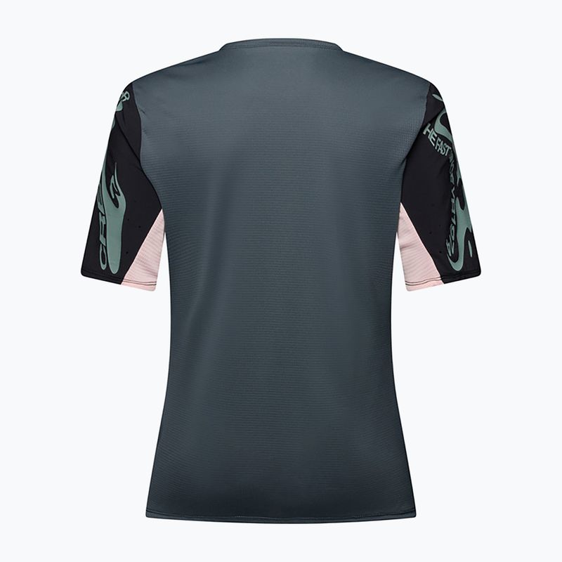 Moteriški dviračių marškinėliai Fox Racing Defend Jersey Creation SS deep cobalt 2