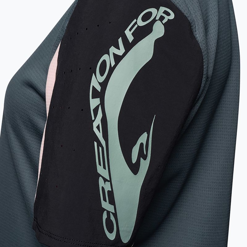 Moteriški dviračių marškinėliai Fox Racing Defend Jersey Creation SS deep cobalt 3