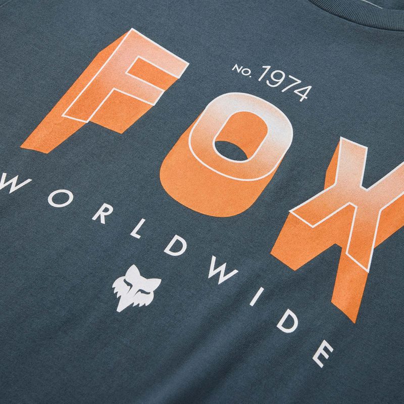 Vyriški marškinėliai Fox Racing Block 195 Original deep cobalt 4