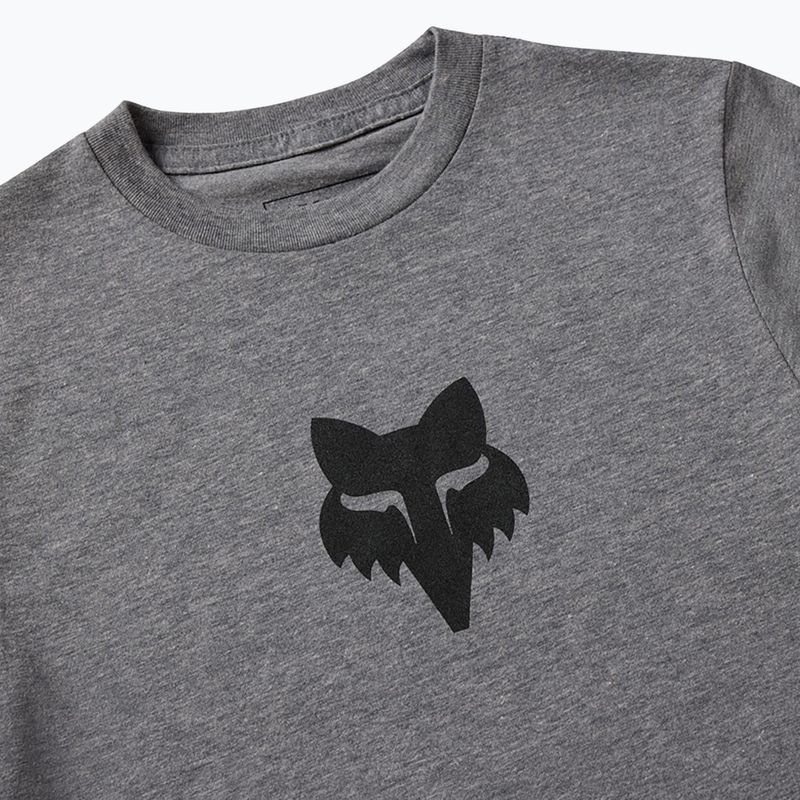 Vaikiški marškinėliai Fox Racing Fox Head SS Tee heather dark grey 3