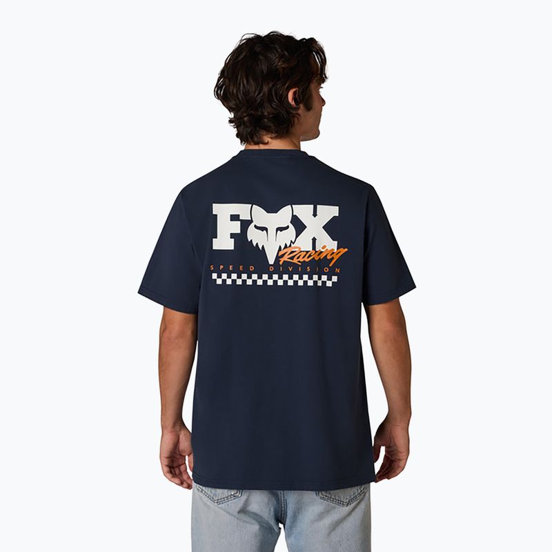 Vyriški marškinėliai Fox Racing Checker 195 Original midnight 2