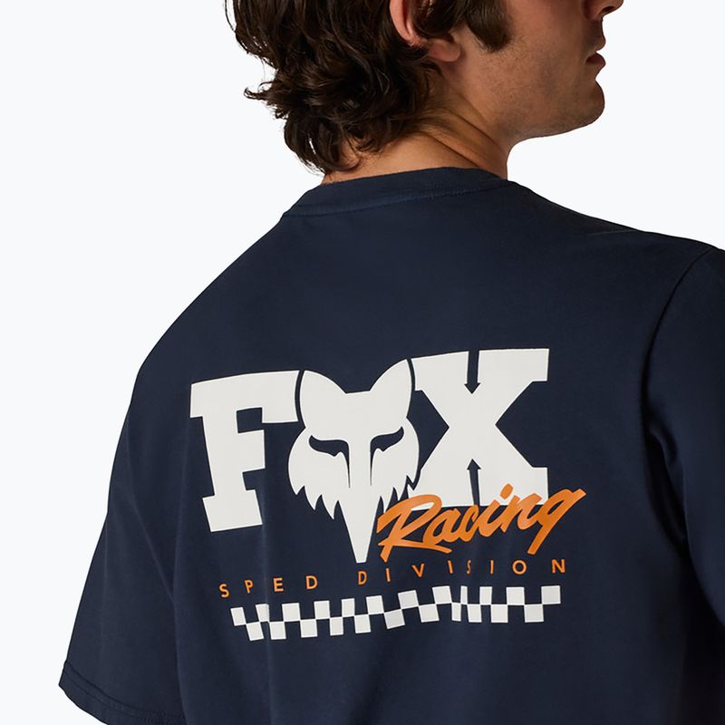 Vyriški marškinėliai Fox Racing Checker 195 Original midnight 4