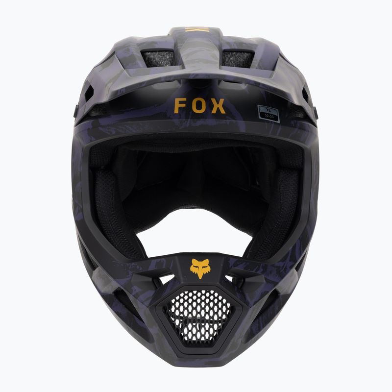 Vaikiškas dviratininko šalmas Fox Racing Rampage Image Print Jr plum 2