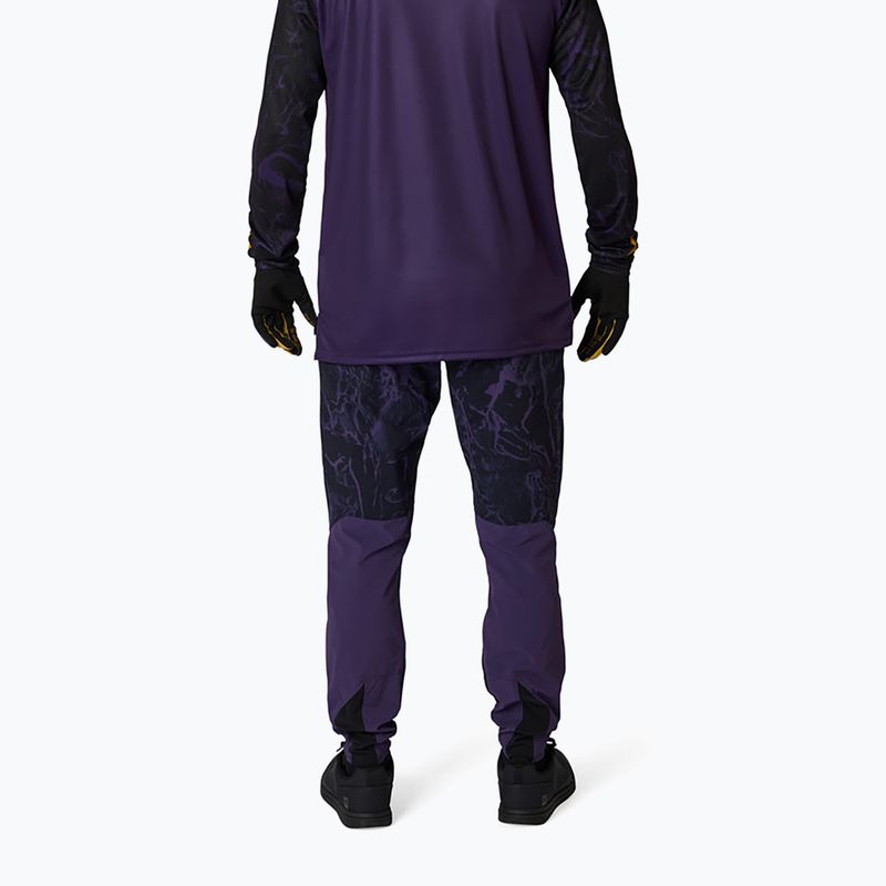 Vyriški dviračių marškinėliai ilgomis rankovėmis Fox Racing Ranger Image Print plum 2