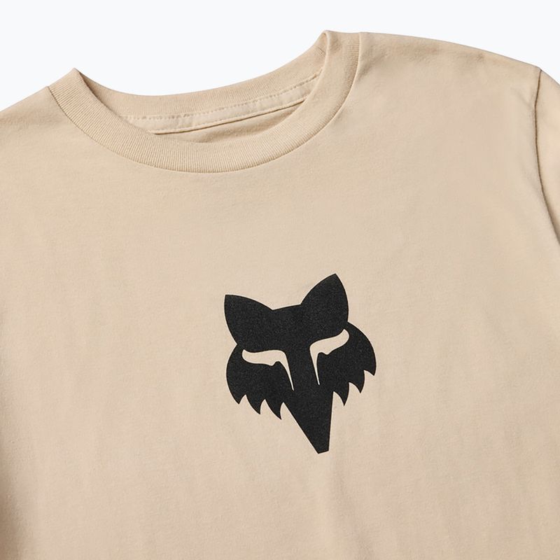 Vaikiški marškinėliai Fox Racing Fox Head Jr tan 3