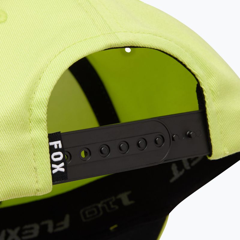 Vaikiška kepurė su snapeliu Fox Racing Fox Head 110 Snapback Jr wild lime 5