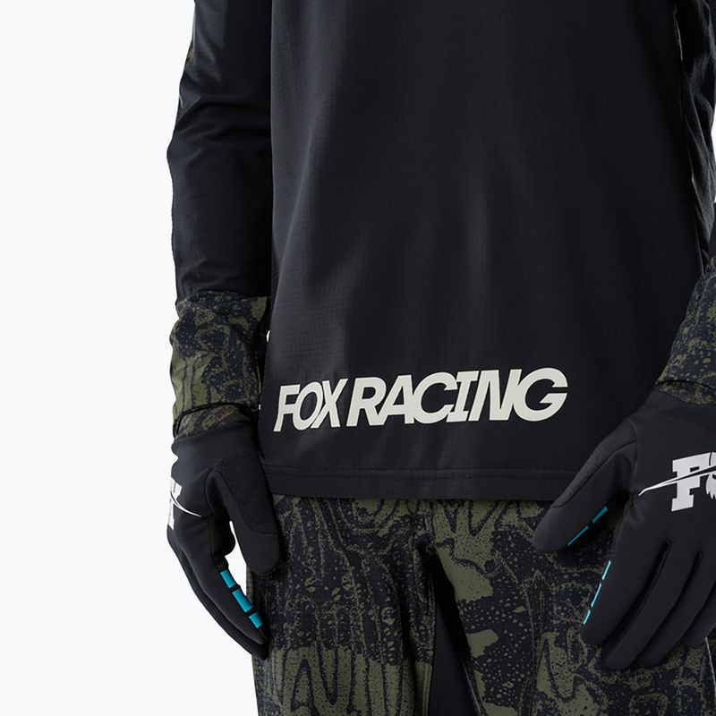 Vyriški ilgomis rankovėmis dviračių marškinėliai Fox Racing Defend Thermal Lunar black 5