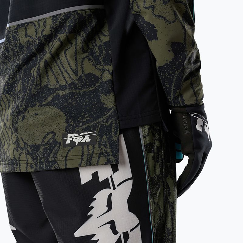 Vyriški ilgomis rankovėmis dviračių marškinėliai Fox Racing Defend Thermal Lunar black 6