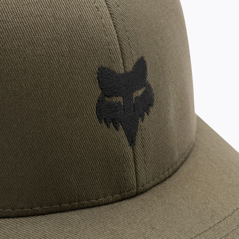 Kepuraitė su snapeliu vaikams Fox Racing Fox Head 110 Snapback Jr olive green 3
