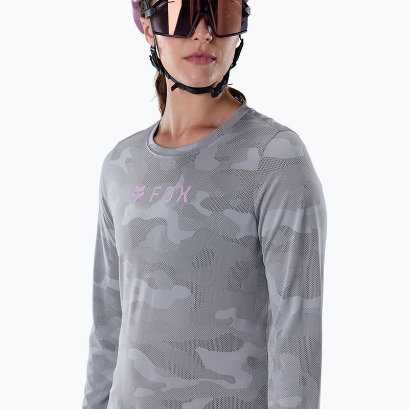 Moteriški dviračių marškinėliai ilgomis rankovėmis Fox Racing Ranger Tru Dri pewter 3