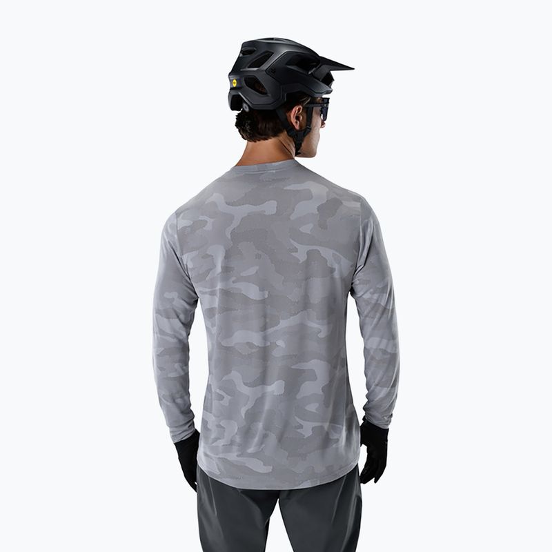 Vyriški ilgomis rankovėmis dviračių marškinėliai Fox Racing Ranger Tru Dri pewter 2