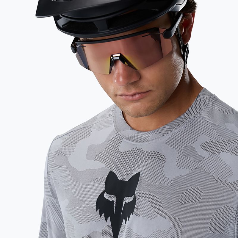 Vyriški ilgomis rankovėmis dviračių marškinėliai Fox Racing Ranger Tru Dri pewter 3