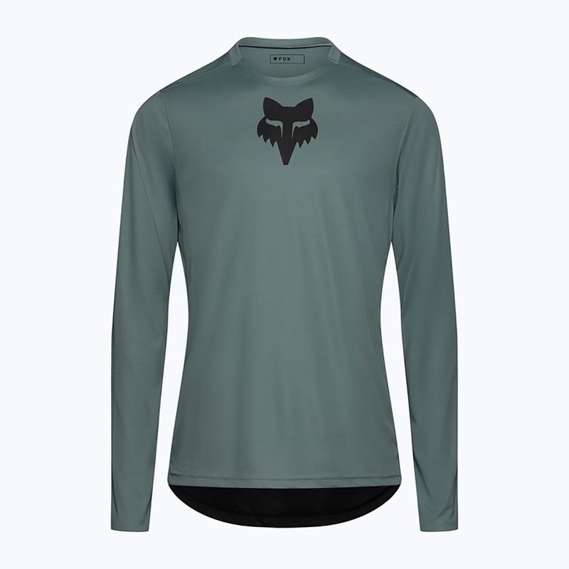 Vyriški ilgomis rankovėmis dviračių marškinėliai Fox Racing Ranger Fox Head LS sage 5
