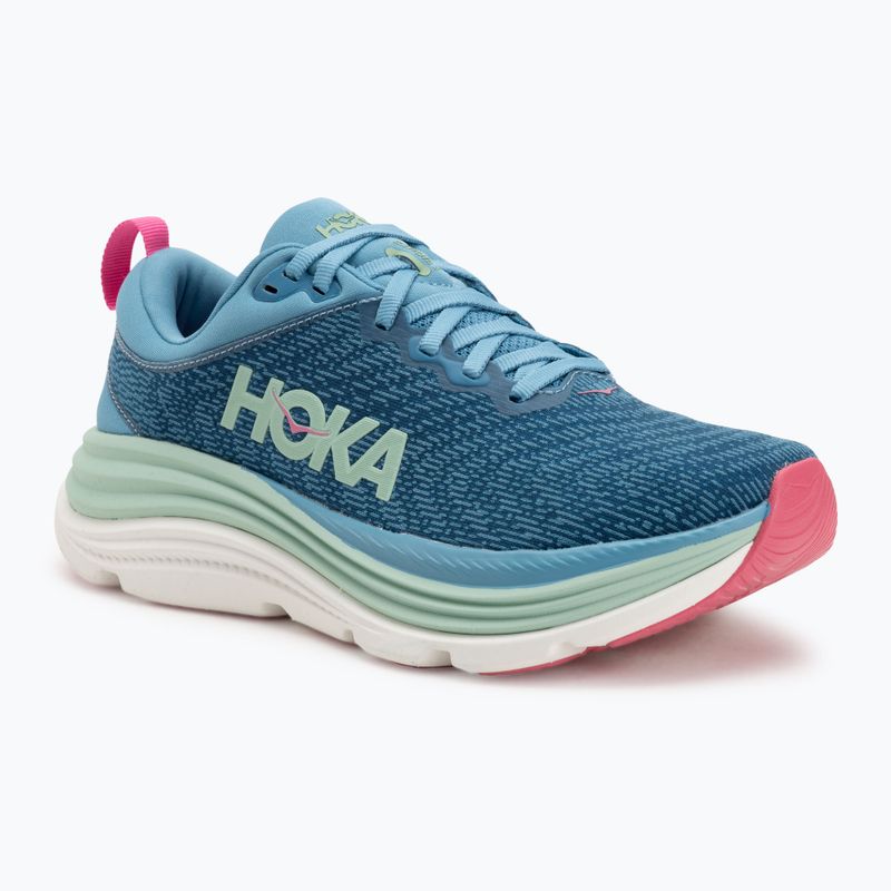 Moteriški bėgimo batai HOKA Gaviota 5 alpine blue/jadeite