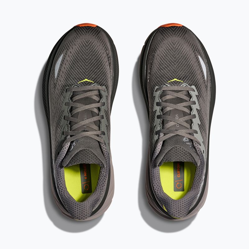 Vyriški bėgimo bateliai HOKA Clifton 9 GTX asfaltinė pilka/žvyras 8