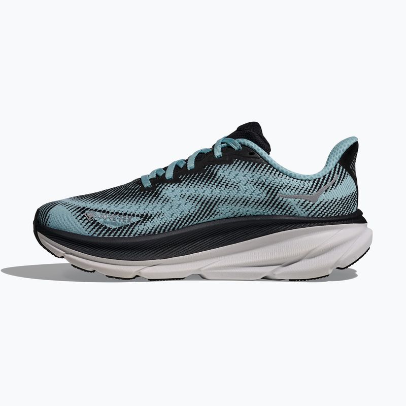 Moteriški bėgimo bateliai HOKA Clifton 9 GTX juodi/raindrop 10
