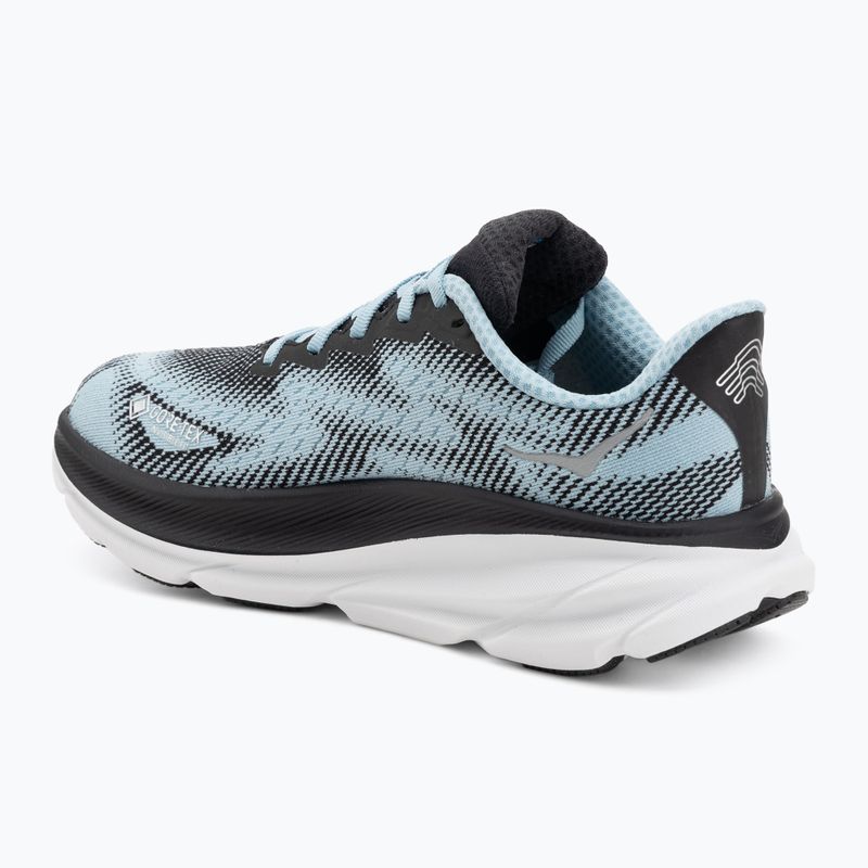Moteriški bėgimo bateliai HOKA Clifton 9 GTX juodi/raindrop 3
